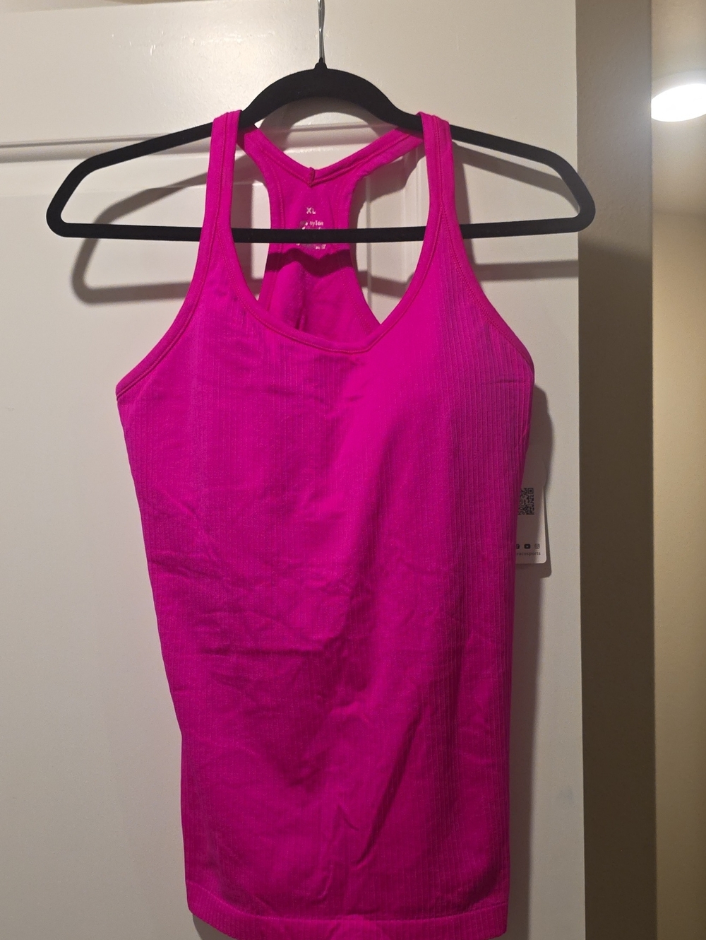 Attraco Sports Bright Fuchsia Racerback Tank Top Size Xl